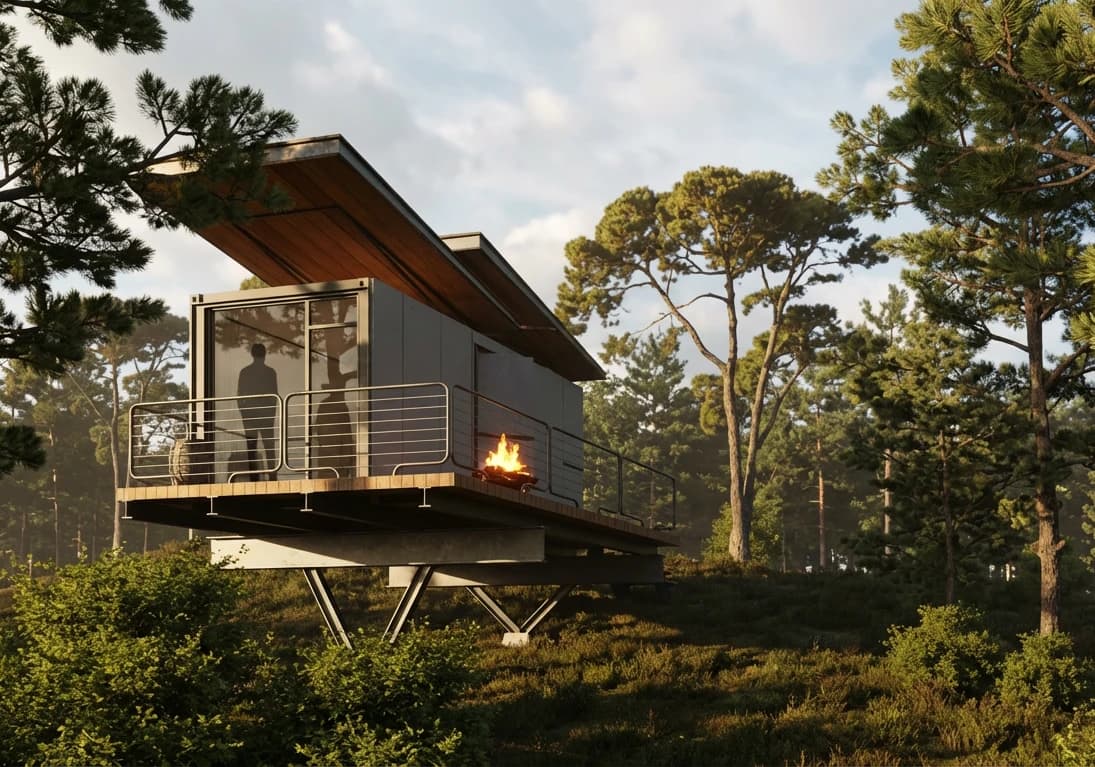 Rendu photoréaliste généré par IA depuis un croquis SketchUp